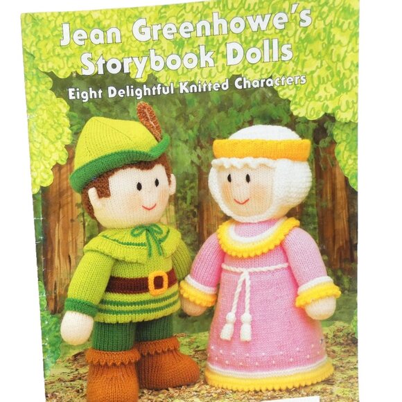 Jean Greenhowe's Storybook Dolls Pattern Booklet Double Knit DIY Vintage 1996 UK - Picture 1 of 9